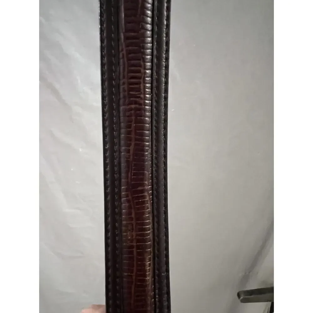 Men’s Brown Leather Belt Sz 48